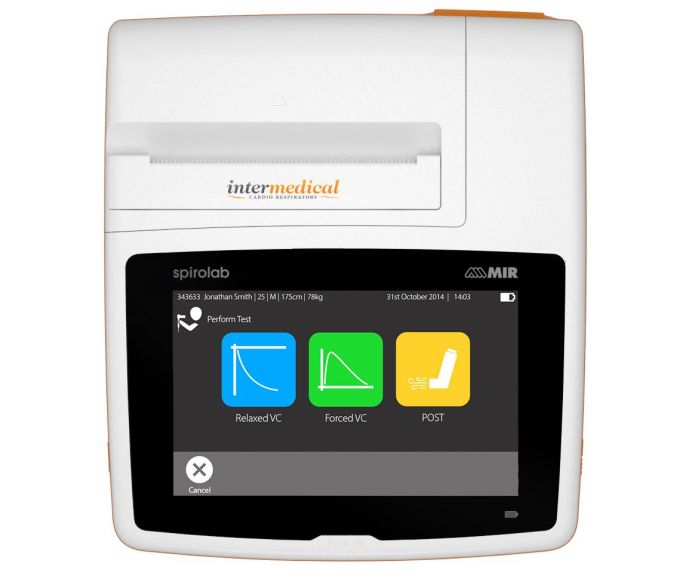 MIR Intermedical Spirolab Spirometer with Spirometry Software-Reusable ...
