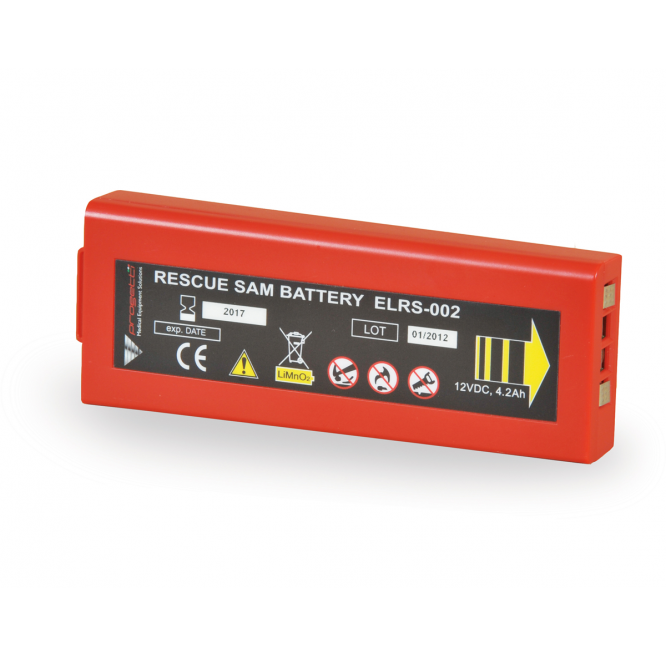 Rescue SAM SemiAutomatic AED Defibrillator with Adult Pads